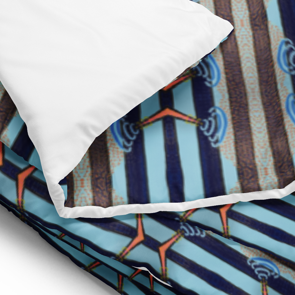 Carnival Kiss Stripe Comforter